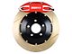 StopTech ST-41 Performance Slotted Coated 2-Piece Rear Big Brake Kit; Red Calipers (10-15 Camaro SS, ZL1)