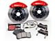 StopTech ST-60 Aero Slotted Coated 2-Piece Front Big Brake Kit; Black Calipers (10-15 Camaro LS, LT)