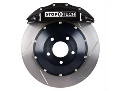 StopTech ST-60 Performance Slotted 2-Piece Front Big Brake Kit with 380x32mm Rotors; Black Calipers (10-15 Camaro SS)