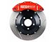 StopTech ST-60 Performance Slotted 2-Piece Front Big Brake Kit with 380x32mm Rotors; Red Calipers (10-15 Camaro SS)