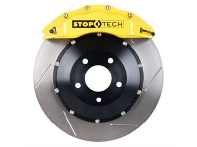 StopTech ST-60 Performance Slotted 2-Piece Front Big Brake Kit with 380x32mm Rotors; Yellow Calipers (10-15 Camaro SS)