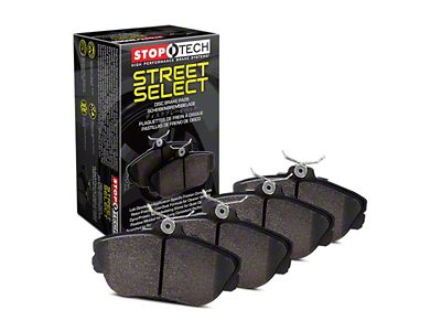 StopTech Street Select Semi-Metallic and Ceramic Brake Pads; Rear Pair (93-97 Camaro w/ Rear Disc Brakes)