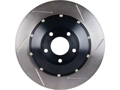 StopTech 2-Piece Zinc Coated AeroRotor and Hat Drilled Rotors; Rear Pair (10-15 Camaro SS; 12-24 Camaro ZL1)