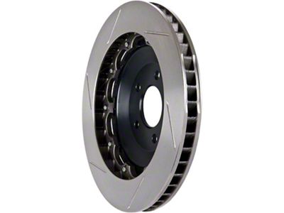 StopTech 2-Piece Zinc Coated AeroRotor and Hat Slotted Rotors; Rear Pair (10-15 Camaro SS; 12-24 Camaro ZL1)