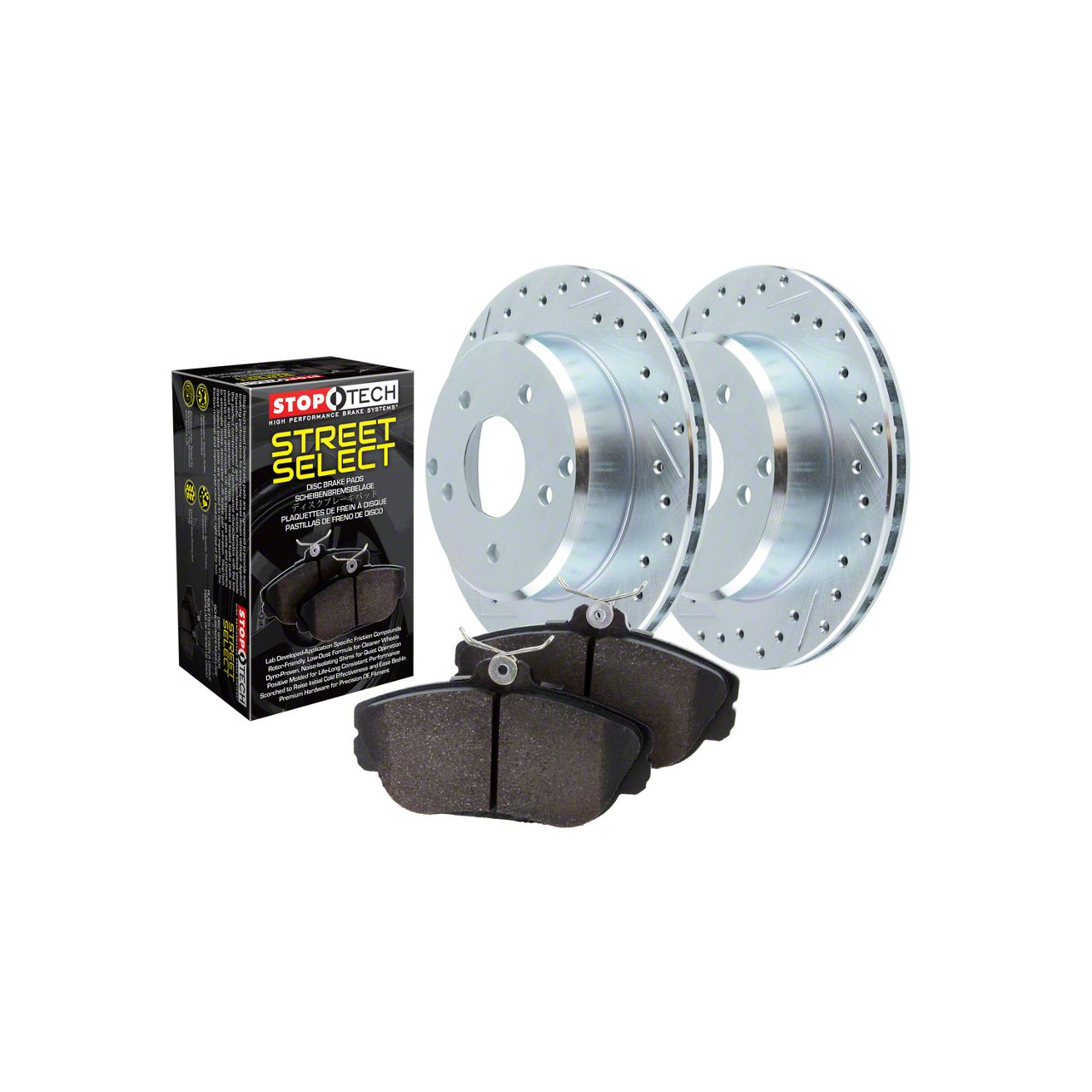 StopTech Challenger Sport Axle Brake Rotor and Pad Kit; Front 928.63013