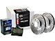 StopTech Sport Axle Drilled and Slotted Brake Rotor and Pad Kit; Front and Rear (14-15 5.7L HEMI & V6 Challenger w/ Performance Brakes)