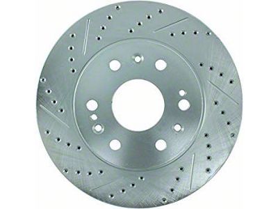 StopTech Sport Drilled and Slotted Rotor; Rear Driver Side (08-16 6.1L HEMI, 6.2L HEMI, 6.4L HEMI Challenger)