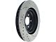 StopTech Sport Drilled and Slotted Rotor; Front Passenger Side (09-11 Challenger R/T w/ Vented Rear Rotors; 12-16 Challenger w/ Performance Brakes; 17-23 Challenger w/ Dual Piston Front Calipers)