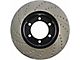 StopTech Sportstop Cryo Drilled and Slotted Rotor; Front Driver Side (09-11 V6 Challenger w/ Solid Rear Disc Brakes; 12-23 V6 Challenger w/ Touring Brakes)
