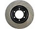 StopTech Sportstop Cryo Drilled and Slotted Rotor; Front Driver Side (08-16 6.1L HEMI, 6.4L HEMI Challenger)