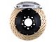 StopTech ST-40 Performance Drilled Coated 2-Piece Rear Big Brake Kit; Silver Calipers (08-15 6.1L HEMI, 6.4L HEMI Challenger)