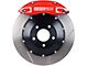 StopTech ST-40 Performance Slotted 2-Piece Front Big Brake Kit; Red Calipers (2009 Challenger R/T)