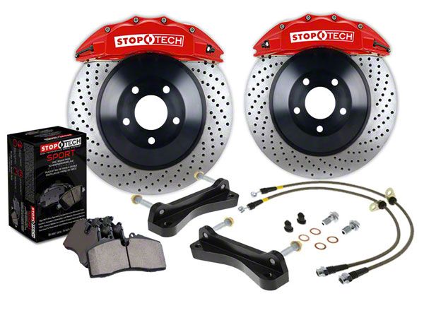 StopTech Challenger ST-40 Touring Slotted 1-Piece Rear Big Brake Kit ...