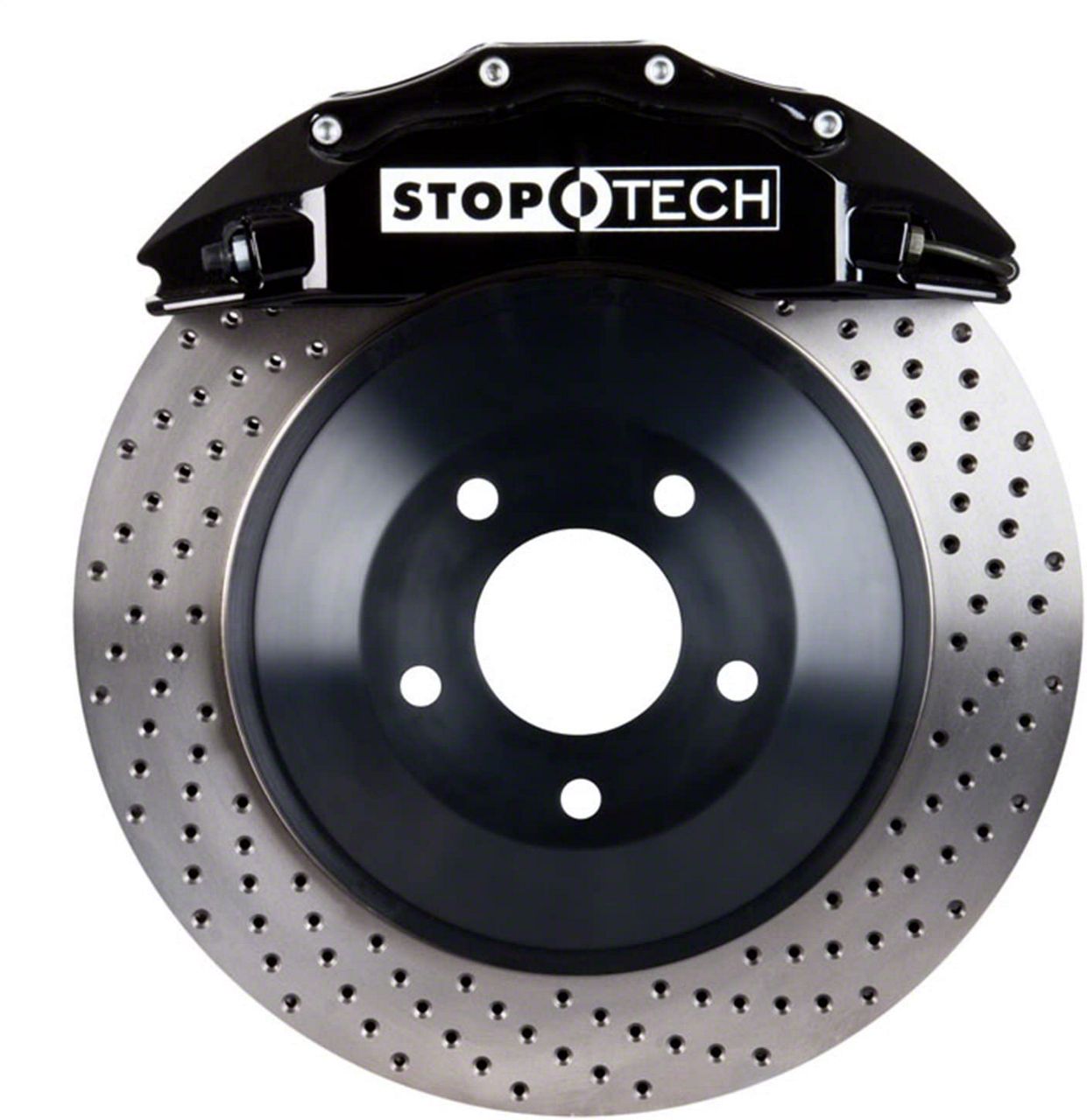 StopTech Challenger ST-60 Touring Drilled 1-Piece Front Big Brake Kit ...