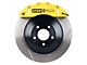 StopTech ST-60 Touring Slotted 1-Piece Front Big Brake Kit; Yellow Calipers (08-15 6.1L HEMI, 6.4L HEMI Challenger)