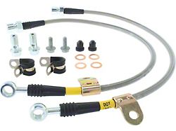 StopTech Stainless Steel Braided Brake Line Kit; Front (08-16 6.1L HEMI, 6.2L HEMI, 6.4L HEMI Challenger; 17-23 6.2L HEMI & 6.4L HEMI Challenger w/ 6-Piston Front Calipers)