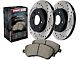 StopTech Street Axle Drilled Brake Rotor and Pad Kit; Rear (2012 5.7L HEMI & V6 Challenger w/ Performance Brakes)