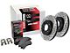 StopTech Street Axle Drilled and Slotted Brake Rotor and Pad Kit; Rear (09-11 V6 Challenger w/ Solid Rear Rotors; 11-16 V6 Challenger w/ Touring Brakes; 17-23 V6 Challenger w/ Single Piston Front Calipers)