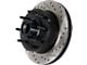 StopTech Sport Drilled and Slotted Rotor; Front Driver Side (06-14 Charger w/ Vented Rear Rotors; 15-16 3.6L, 5.7L HEMI Charger)