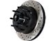 StopTech Sport Drilled and Slotted Rotor; Rear Driver Side (06-14 V6 RWD Charger w/ Solid Rear Rotors; 15-16 V6 RWD Charger)