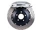StopTech ST-40 Performance Drilled 2-Piece Front Big Brake Kit; Silver Calipers (06-11 5.7L HEMI, V6 Charger)