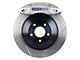 StopTech ST-40 Touring Slotted 1-Piece Rear Big Brake Kit; Silver Calipers (06-10 3.5L, 5.7L HEMI Charger)