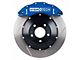 StopTech ST-60 Performance Slotted 2-Piece Front Big Brake Kit; Blue Calipers (06-15 6.1L HEMI, 6.4L HEMI Charger)