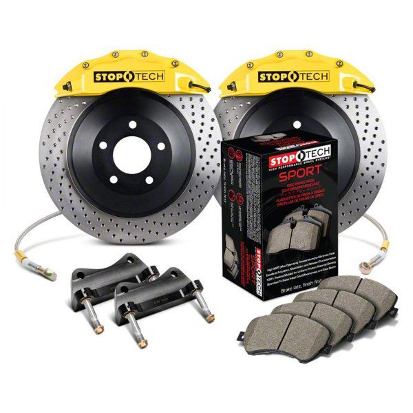 StopTech Charger ST-60 Touring Drilled 1-Piece Front Big Brake Kit ...