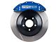StopTech ST-60 Touring Slotted 1-Piece Front Big Brake Kit; Blue Calipers (06-14 Charger SRT8)