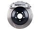 StopTech ST-60 Touring Slotted 1-Piece Front Big Brake Kit; Silver Calipers (06-09 3.5L, 5.7L HEMI Charger)