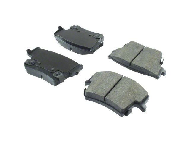 StopTech Street Select Semi-Metallic and Ceramic Brake Pads; Rear Pair (06-14 V6 Charger w/ Solid Rear Rotors; 15-23 V6 RWD Charger)