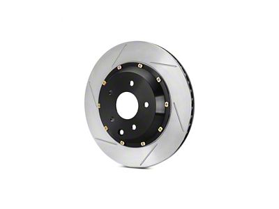 StopTech 2-Piece AeroRotor and Hat Slotted Rotor; Front Passenger Side (97-04 Corvette C5)