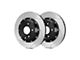 StopTech 2-Piece AeroRotor and Hat Slotted Rotors; Front Pair (14-19 Corvette C7 Stingray w/ J55 Brake Package)