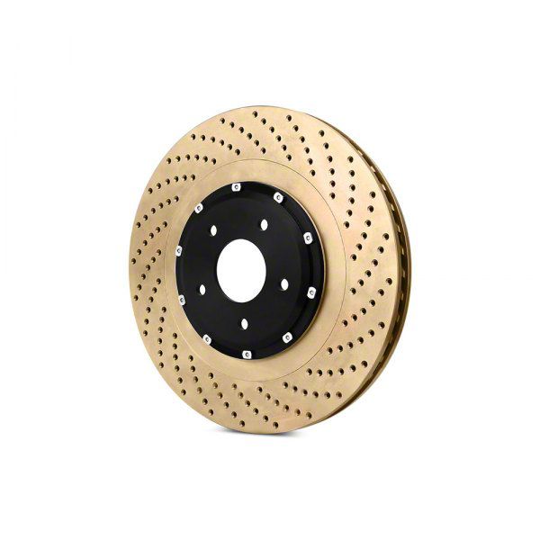 StopTech Corvette 2-Piece Zinc Coated AeroRotor and Hat Drilled Rotor ...