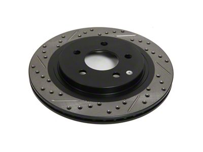 StopTech Sport Drilled and Slotted Rotor; Front Passenger Side (97-04 Corvette C5)