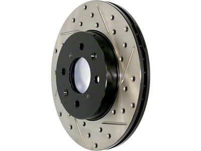 StopTech Sport Drilled and Slotted Rotor; Front Passenger Side (06-13 Corvette C6 427, Grand Sport, Z06 w/o Z07 Brake Package)