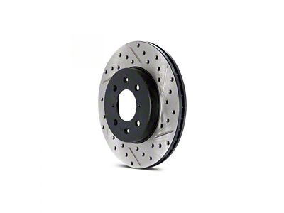 StopTech Sport Drilled and Slotted Rotor; Rear Passenger Side (06-13 Corvette C6 427, Grand Sport, Z06 w/o Z07 Brake Package)