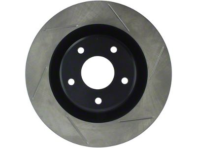 StopTech Sport Slotted Rotor; Front Driver Side (05-13 Corvette C6 Base w/ Standard Brake Package)