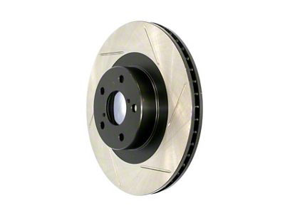 StopTech Sport Slotted Rotor; Rear Passenger Side (14-19 Corvette C7 Stingray w/ Standard JL9 Brake Package)