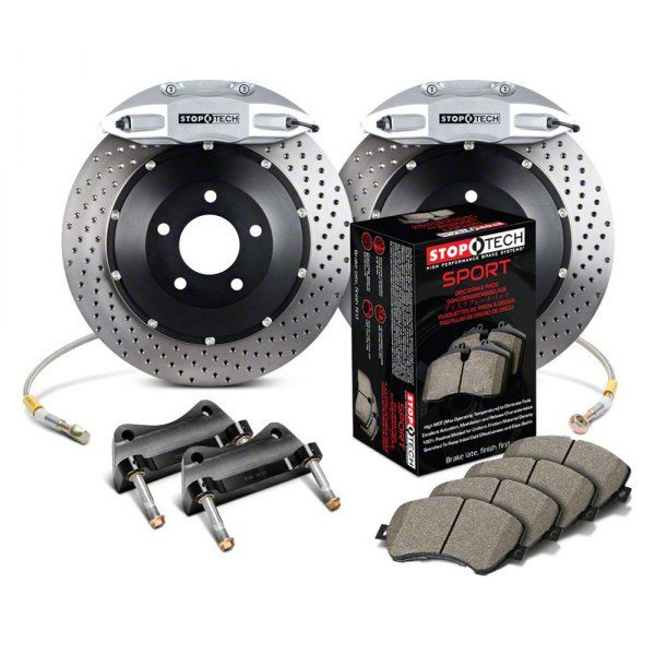 StopTech Corvette ST-41 Performance Drilled 2-Piece Rear Big Brake Kit ...