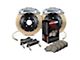 StopTech ST-60 Performance Drilled Coated 2-Piece Front Big Brake Kit with 355x32mm Rotors; Silver Calipers (97-04 Corvette C5)