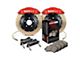 StopTech ST-60 Performance Drilled Coated 2-Piece Front Big Brake Kit with 380x35mm Rotors; Red Calipers (06-13 Corvette C6)
