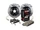 StopTech ST-60 Performance Drilled 2-Piece Front Big Brake Kit with 380x35mm Rotors; Silver Calipers (06-13 Corvette C6)