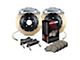 StopTech ST-60 Performance Slotted Coated 2-Piece Front Big Brake Kit with 380x32mm Rotors; Silver Calipers (06-13 Corvette C6)