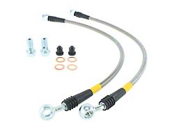 StopTech Stainless Steel Braided Brake Line Kit; Front (97-04 Corvette C5)