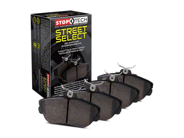 StopTech Street Select Semi-Metallic and Ceramic Brake Pads; Front Pair (06-13 Corvette C6 427, Grand Sport, Z06 w/o Z07 Brake Package)