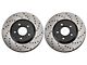 StopTech Sport Cross-Drilled Rotors; Front Pair (05-10 Mustang GT; 11-14 Mustang V6)