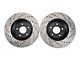 StopTech Sport Cross-Drilled Rotors; Front Pair (05-10 Mustang GT; 11-14 Mustang V6)