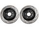 StopTech Sport Cross-Drilled Rotors; Front Pair (11-14 Mustang GT w/o Performance Pack)