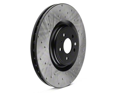 StopTech Sport Cross-Drilled Rotors; Front Pair (13-14 Mustang GT500)